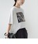 《予約》【SHIPS別注】81BRANCA: 5分袖 ロゴ・フォト TEE