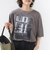 《予約》【SHIPS別注】81BRANCA: 5分袖 ロゴ・フォト TEE