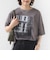 【SHIPS別注】81BRANCA: 5分袖 ロゴ・フォト TEE