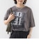 【SHIPS別注】81BRANCA: 5分袖 ロゴ・フォト TEE