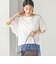 《予約》〈洗濯機可能〉Sohana: シフリー 刺繍 レース スリーブ TEE