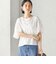 《予約》〈洗濯機可能〉Sohana: シフリー 刺繍 レース スリーブ TEE