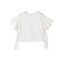 《予約》〈洗濯機可能〉Sohana: シフリー 刺繍 レース スリーブ TEE