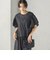 《予約》〈洗濯機可能〉Sohana: シフリー 刺繍 レース スリーブ TEE