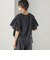《予約》〈洗濯機可能〉Sohana: シフリー 刺繍 レース スリーブ TEE