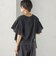 《予約》〈洗濯機可能〉Sohana: シフリー 刺繍 レース スリーブ TEE