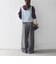 《予約》SHIPS any:〈洗濯機可能〉レイヤード ロングスリーブ TEE × タンク セット