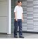 【WEB限定】SHIPS:〈汗染み拡散〉カノコ  ワンポイント Tシャツ