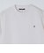 【WEB限定】SHIPS:〈汗染みが目立ちにくい〉カノコ  ワンポイント Tシャツ