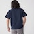 【WEB限定】SHIPS: ワンポイント ロゴ バーズアイ Tシャツ