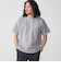 【WEB限定】SHIPS: ワンポイント ロゴ バーズアイ Tシャツ