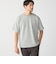 SHIPS: 膨れジャカード ヘリンボーン ショートスリーブ Tシャツ