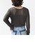 《予約》〈手洗い可能〉シュリンク レース ヘンリーネック 2WAY プルオーバー