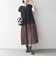 《予約》SHIPS any:〈手洗い可能〉カットジョーゼット ドッキング スキッパー ワンピース
