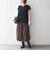 《予約》SHIPS any:〈手洗い可能〉カットジョーゼット ドッキング スキッパー ワンピース