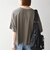 《予約》SHIPS any:〈手洗い可能〉リバークロス ハーフ スリーブ ワイド TEE