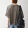《予約》SHIPS any:〈手洗い可能〉リバークロス ハーフ スリーブ ワイド TEE