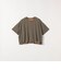 《予約》SHIPS any:〈手洗い可能〉リバークロス ハーフ スリーブ ワイド TEE