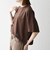 《予約》SHIPS any:〈手洗い可能〉リバークロス ハーフ スリーブ ワイド TEE