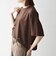 《予約》SHIPS any:〈手洗い可能〉リバークロス ハーフ スリーブ ワイド TEE