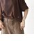《予約》SHIPS any:〈手洗い可能〉リバークロス ハーフ スリーブ ワイド TEE