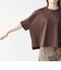 《予約》SHIPS any:〈手洗い可能〉リバークロス ハーフ スリーブ ワイド TEE