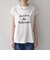《予約》SHIPS Colors:〈接触冷感・UVカット〉フレンチスリーブ SOLENNE ロゴT◆