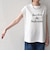 《予約》SHIPS Colors:〈接触冷感・UVカット〉フレンチスリーブ SOLENNE ロゴT◆