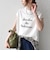 《予約》SHIPS Colors:〈接触冷感・UVカット〉フレンチスリーブ SOLENNE ロゴT◆