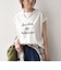 《予約》SHIPS Colors:〈接触冷感・UVカット〉フレンチスリーブ SOLENNE ロゴT◆