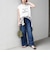 《予約》SHIPS Colors:〈接触冷感・UVカット〉フレンチスリーブ SOLENNE ロゴT◆