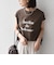 《予約》SHIPS Colors:〈接触冷感・UVカット〉フレンチスリーブ SOLENNE ロゴT◆