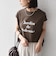 《予約》SHIPS Colors:〈接触冷感・UVカット〉フレンチスリーブ SOLENNE ロゴT◆