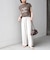 《予約》SHIPS Colors:〈接触冷感・UVカット〉フレンチスリーブ SOLENNE ロゴT◆