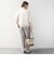 〈手洗い可能〉シアー コンビ 袖 タック デザイン プルオーバー
