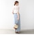 〈手洗い可能〉ストレッチ フラワー レース TEE