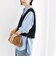 《予約》〈手洗い可能〉フェザー メッシュ サイド リボン ノースリーブ プルオーバー