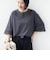 《予約》フラワー モチーフ カットワーク レース ショート スリーブ TEE