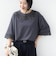 《予約》フラワー モチーフ カットワーク レース ショート スリーブ TEE