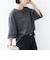 《予約》フラワー モチーフ カットワーク レース ショート スリーブ TEE