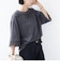 《予約》フラワー モチーフ カットワーク レース ショート スリーブ TEE