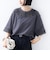 《予約》フラワー モチーフ カットワーク レース ショート スリーブ TEE
