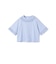 《予約》フラワー モチーフ カットワーク レース ショート スリーブ TEE