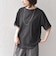 《予約》SHIPS Colors:〈接触冷感・手洗い可能〉クールタッチ シアーコンビ ハーフスリーブ トップス◆