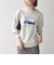 《予約》【SHIPS any別注】THE KNiTS:〈洗濯機可能〉ロゴ プリント スウェット 26AW