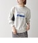 《予約》【SHIPS any別注】THE KNiTS:〈洗濯機可能〉ロゴ プリント スウェット 26AW