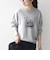 《予約》【SHIPS any別注】THE KNiTS:〈洗濯機可能〉ロゴ プリント スウェット 26AW