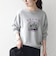 《予約》【SHIPS any別注】THE KNiTS:〈洗濯機可能〉ロゴ プリント スウェット 26AW