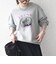《予約》【SHIPS any別注】THE KNiTS:〈洗濯機可能〉ロゴ プリント スウェット 26AW