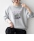 《予約》【SHIPS any別注】THE KNiTS:〈洗濯機可能〉ロゴ プリント スウェット 26AW